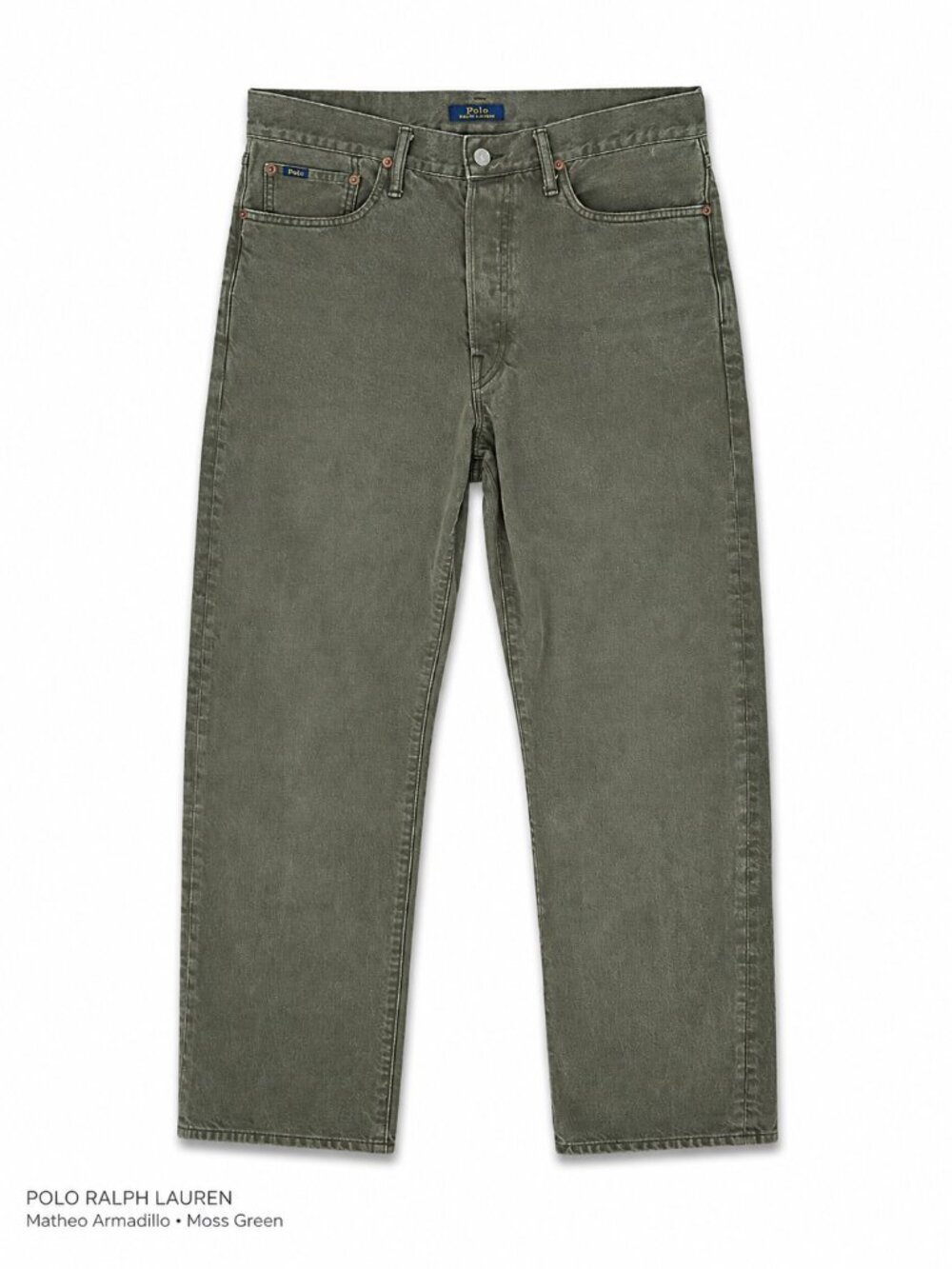 Polo Ralph Lauren Matheo Armadillo Green Jeans 32